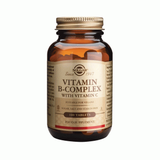 SOLGAR VITAMIN B-COMPLEX + VITAMIN C TBL A100