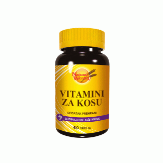 NATURAL WEALTH VITAMINI ZA KOSU TBL A60
