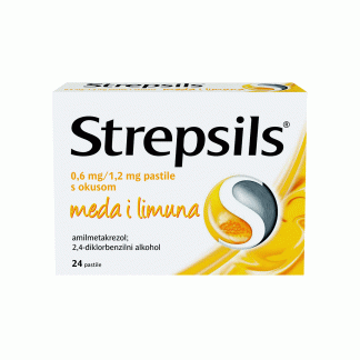 STREPSILS MED I LIMUN A24