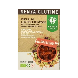 Tjestenina od crvene leće – fussili Bio 250g