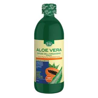 ESI ALOE VERA SOK SA PAPAJOM I BAZGOM 500ml, Za poboljšanje probave i jačanje odbrambenog sistema.