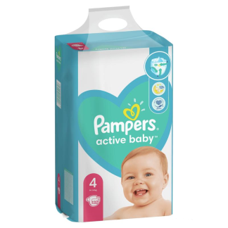 PAMPERS pelene Active baby MEGABOX 4 (Maxi) 9-14kg, Pakovanje od 132 komada