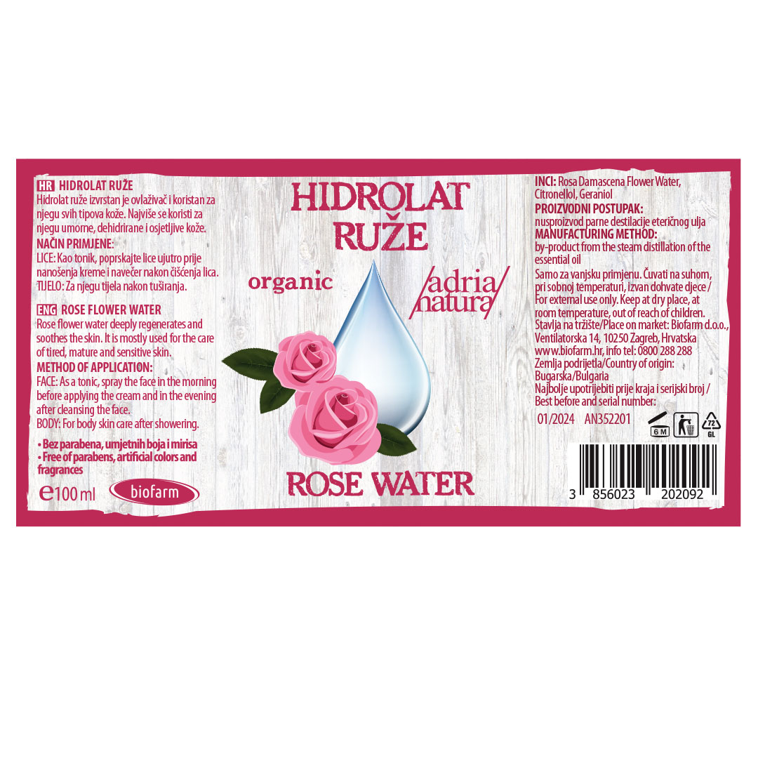 Rose Water (100 ml) - Slika 4