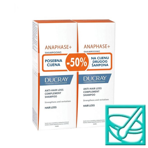 DUCRAY ANAPHASE+ šampon 200ml DUO - Slika 2
