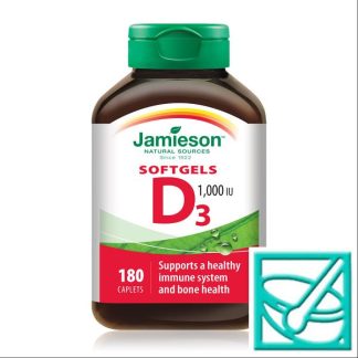 JAMIESON VITAMIN D 1000IJ caps a180