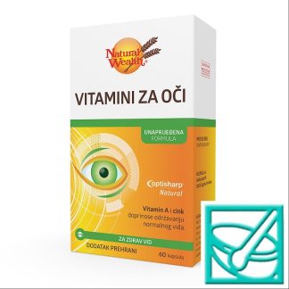 NATURAL WEALTH VITAMINI ZA OČI caps a60