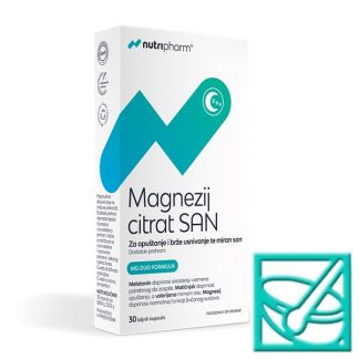 NUTRIPHARM MAGNEZIJ CITRAT SAN caps a60