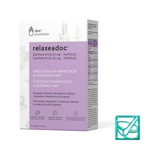 RELAXDOC ŠAFRAN PLUS caps a30