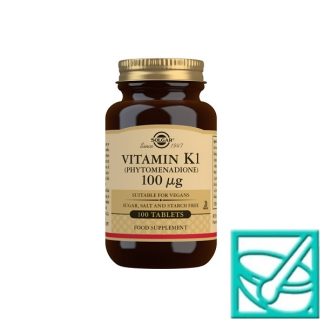 SOLGAR VITAMIN K1 tbl a100