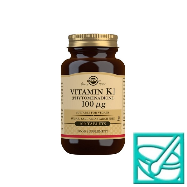 SOLGAR VITAMIN K1 tbl a100 - Slika 2
