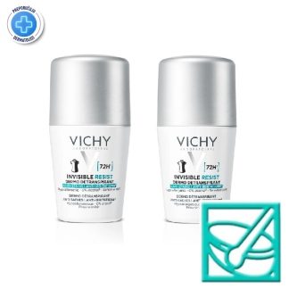 VICHY deo roll-on invisible 72h 50ml DUO