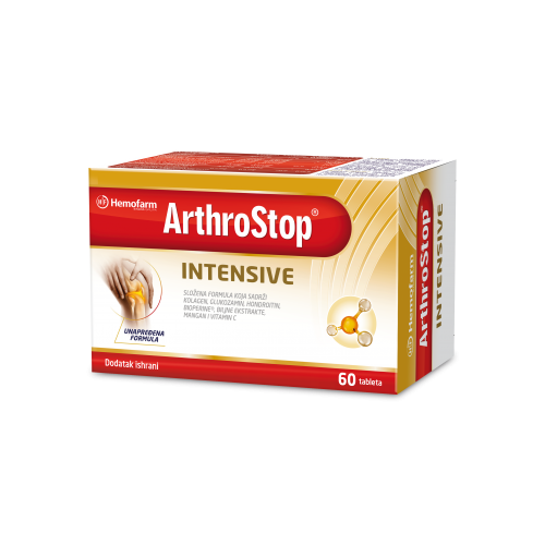HEMOFARM ArthroStop INTENSIVE (60 tableta) Za osobe koje pate od osteoartritisa. - Slika 2