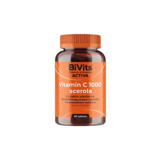 BiVits Vitamin C 1000 Acerola, 60 tableta