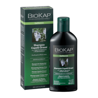 BioKap šampon za masnu kosu sa bijelom jelom i ružmarinom, 200 ml