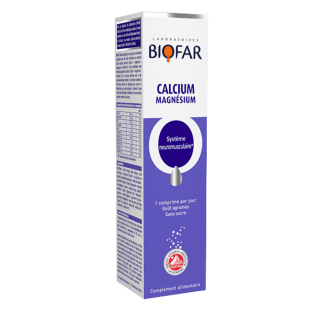 Biofar Kalcij + Magnezij, 20 šumećih tableta