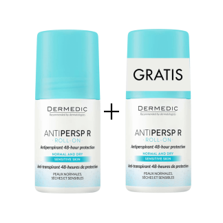 Dermedic Antipersp R Deo roll on 2×60 ml, 1+1 GRATIS