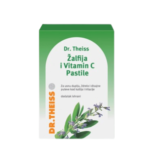 Dr. Theiss Žalfija i Vitamin C, 24 pastile