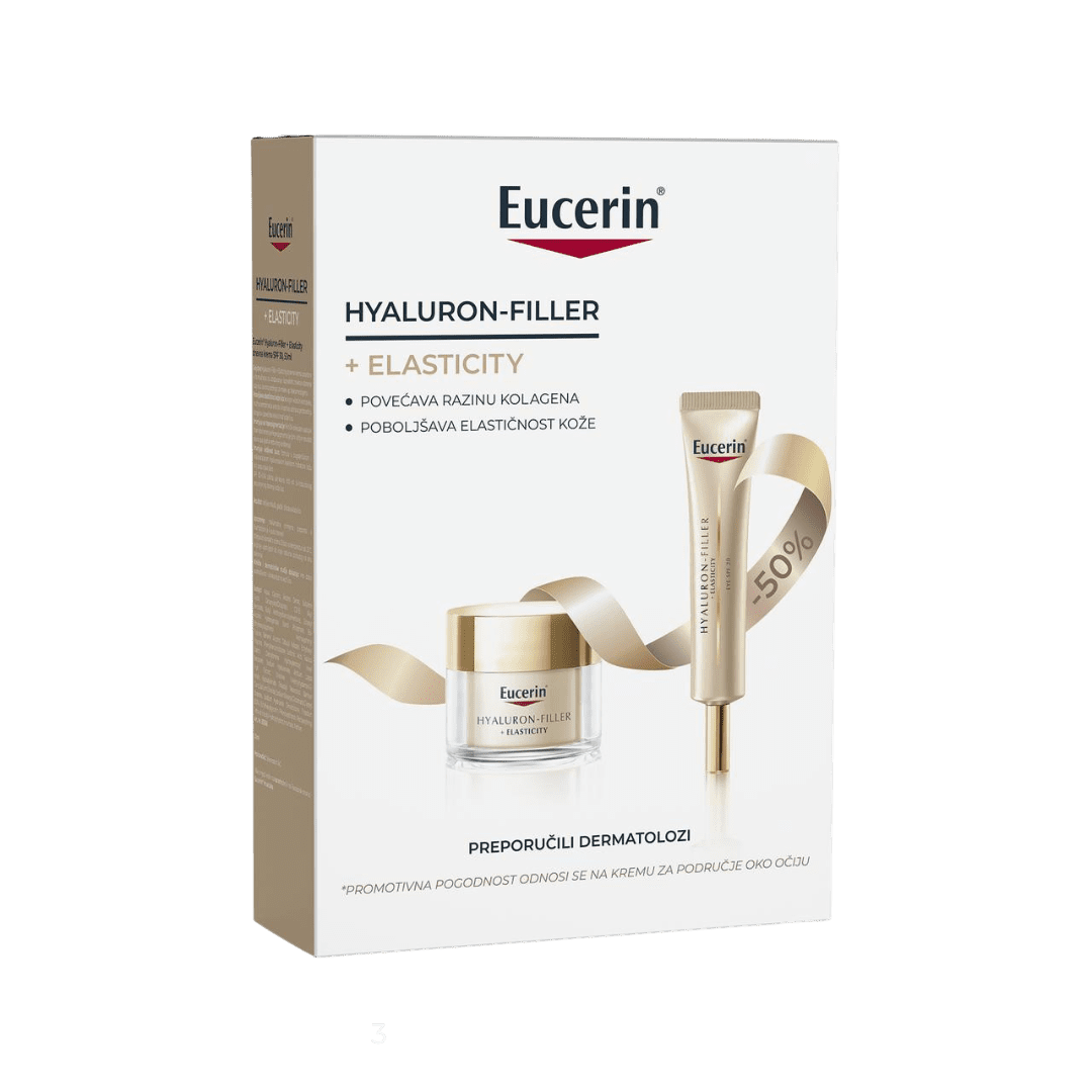 Eucerin Hyaluron-Filler + Elasticity paket za zrelu kožu s borama - Slika 2