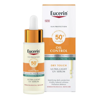 Eucerin Sun Oil Control Serum SPF 50+ 50 ml – serum za zaštitu od sunca za masnu kožu