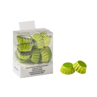 KOŠARICE ZA MUFFINE Lime Metallic ø 27 – 180 KOM.