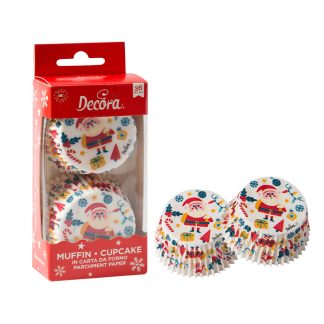 Košarice za muffine Merry Christmas ø 50 – 36kom.