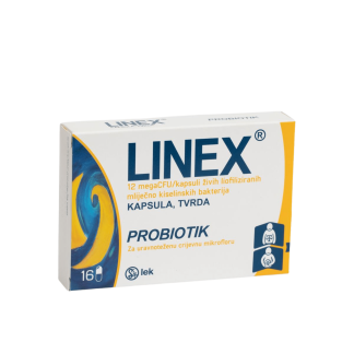 LINEX probiotik, 16 tvrdih kapsula