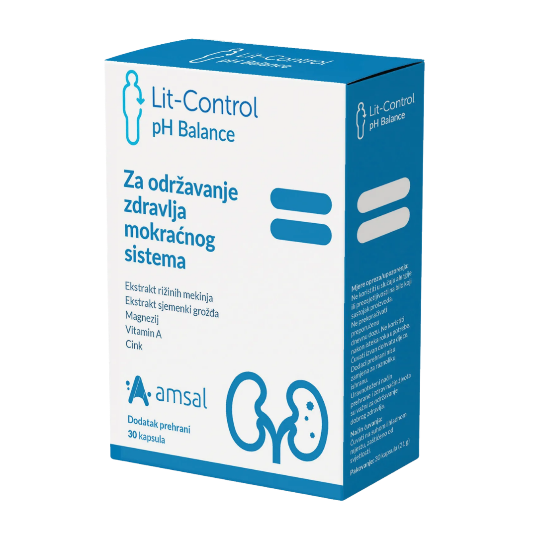 Lit-Control pH Balance 28 kesica – podrška mokraćnim putevima i pH ravnoteži - Slika 2
