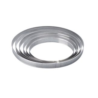 MIKROPERFORIRAN INOX KALUP ZA KROSTATE I TARTOVE Ø 210 x h 20 mm