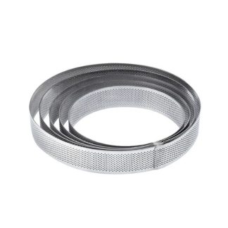 MIKROPERFORIRAN INOX KALUP ZA KROSTATE I TARTOVE Ø 230 x h 35 mm