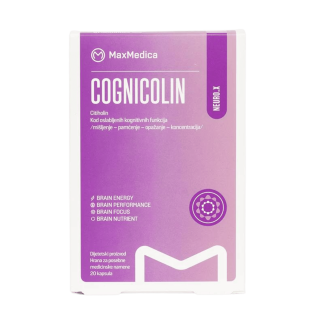 MaxMedica Cognicolin, 20 kapsula