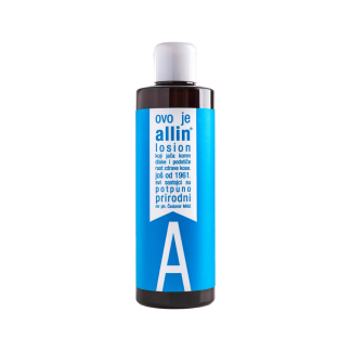 ALLIN LOSION ZA RAST KOSE 200ml, Spriječava opadanje kose uslijed različitih uzroka uključujući i alopeciju.