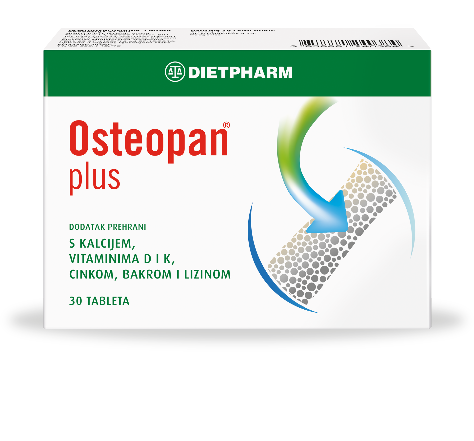 Osteopan® Plus tablete 30 tableta