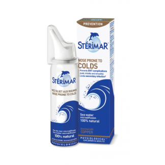 STERIMAR  Cu – obogaćen solima bakra 50ml , Za higijenu odraslih i djece u periodu pojačane izloženosti virusima i bakterijama.