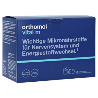 ORTHOMOL VITAL M granule 15 dnevnih doza, Za muškarce za smanjenje umora i iscrpljenosti