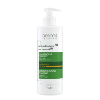 Vichy Dercos šampon protiv peruti za suhu kosu, 390 ml