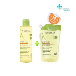 A-Derma Exomega Ulje za Tuširanje 500ml + Refill 500 ml