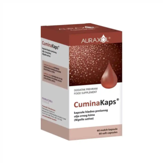 Auraxol CuminaKaps Ulje Crnog Kima 60 kapsula
