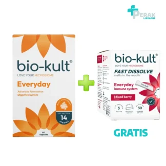 Bio-Kult EVERYDAY Probiotik za Djecu i Odrasle 60 kapsula + Bio-Kult Fast Dissolve Immune 30 Vrećica Gratis