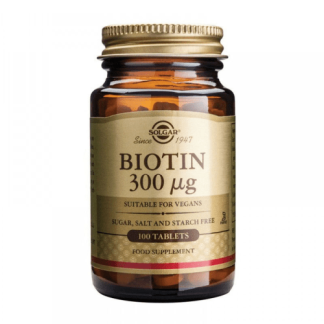 Solgar Biotin (Vitamin H) 300mcg 100 tableta