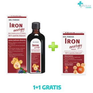 Dr. Theiss Iron Energy Tekuće Željezo + 30 Kapsula GRATIS