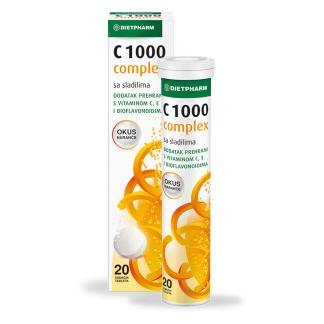 Dietpharm Vitamin C-1000 Complex 20 šumećih tableta