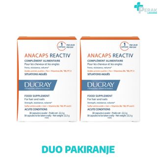 Ducray Anacaps Kapsule Protiv Ispadanja Kose DUO PACK 60 Kapsula