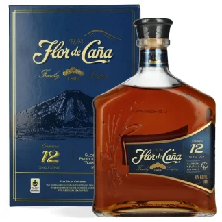 FLOR DE CAÑA 12 YEARS OLD RUM 0,7L + KUTIJA