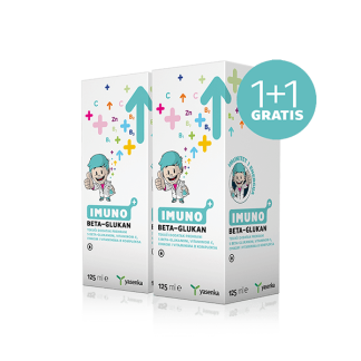 IMUNO BETA-GLUCAN junior sirup ,YASENKA 1+1 GRATIS