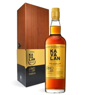KAVALAN SOLIST FINO SHERRY CASK SINGLE MALT WHISKY 0,7L + DRVENA KUTIJA