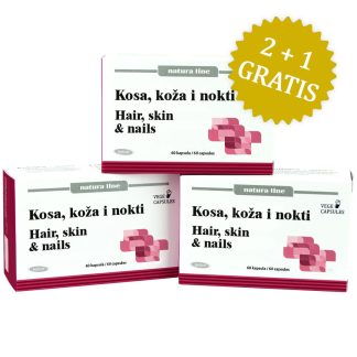 Kosa, koža i nokti kapsule, 2+1 GRATIS