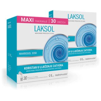Nutripharm Laksol Makrogol za Olakšanje Tegoba Zatvora