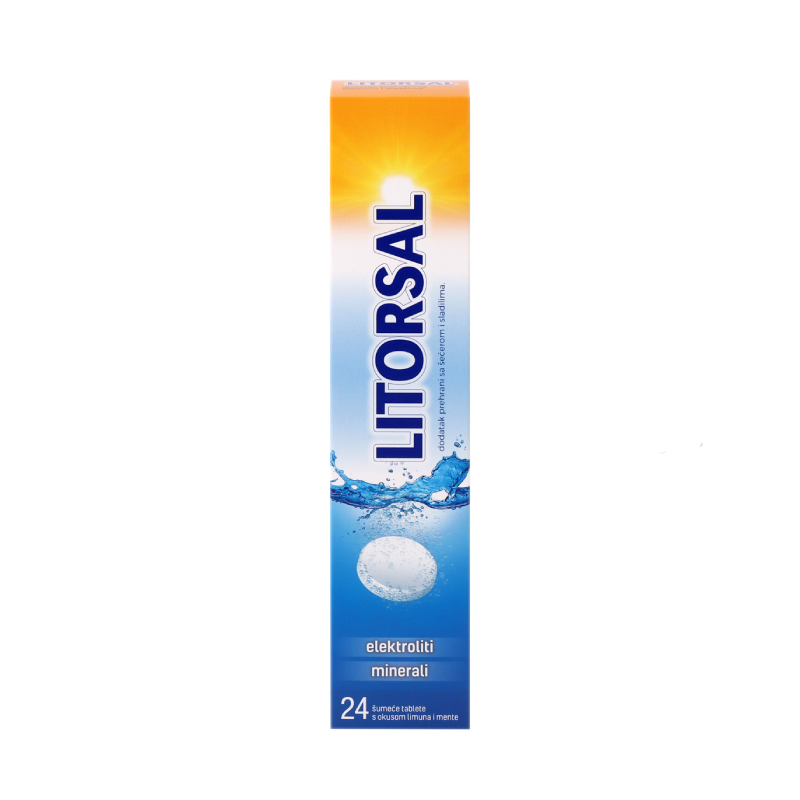 Litorsal šumeće tablete s okusom limuna i mente - Slika 2
