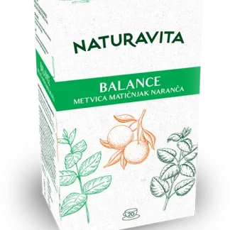 NATURAVITA Balance čaj metvica, matičnjak, narandža