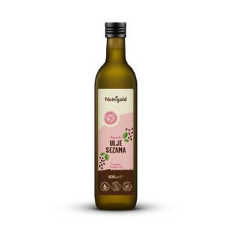 Sezamovo ulje Nutrigold hladno prešano 500ml